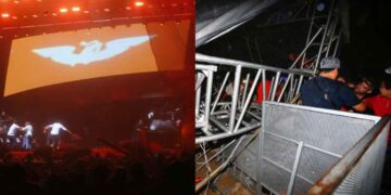 Vinculan a proceso a elementos de Protección Civil por colapso de escenario en evento de MC en San Pedro, NL
