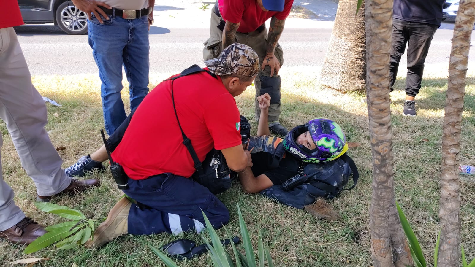 accidente en motocicleta Ciudad Victoria