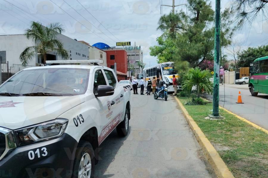 accidente de autobús en Ciudad Madero