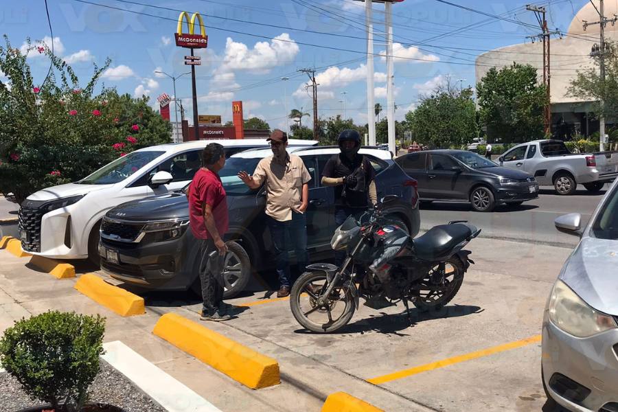 accidente de moto hoy en Victoria