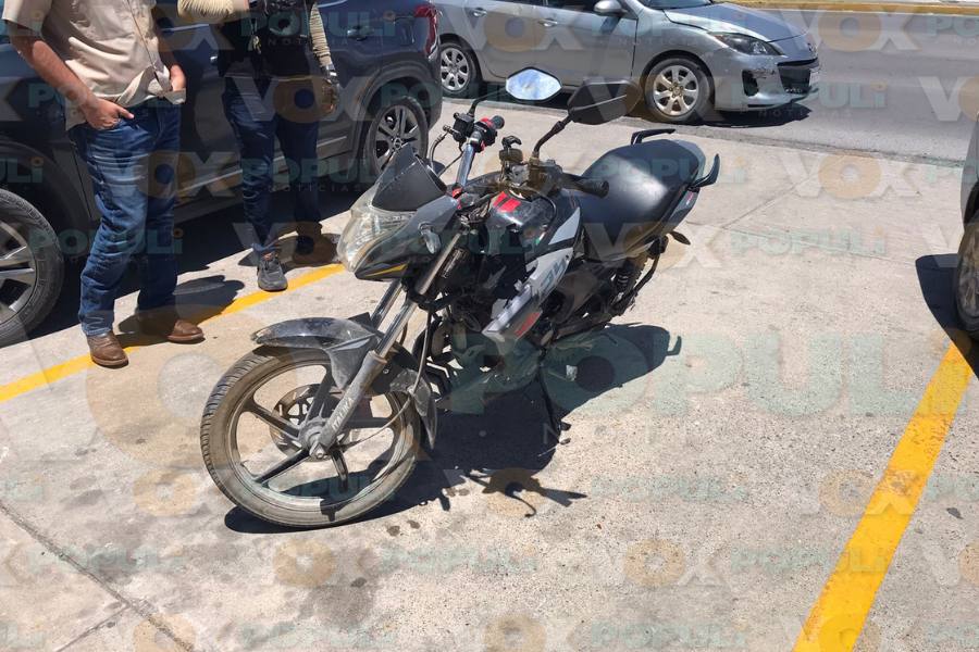 accidente de moto hoy en Victoria