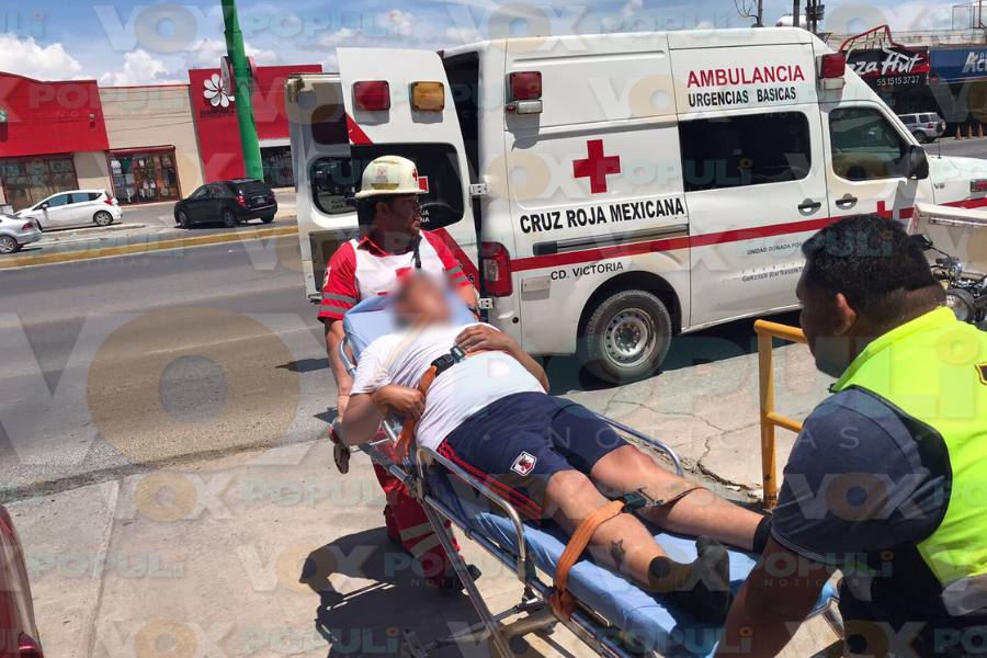 accidente de moto hoy en Victoria