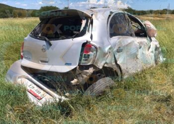 accidente en carretera Victoria Zaragoza