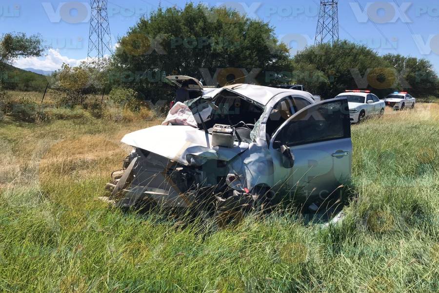 accidente en carretera Victoria Zaragoza