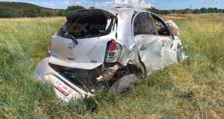 accidente en carretera Victoria Zaragoza