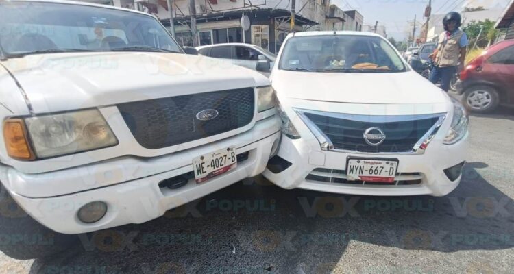 accidente en centro de Victoria hoy
