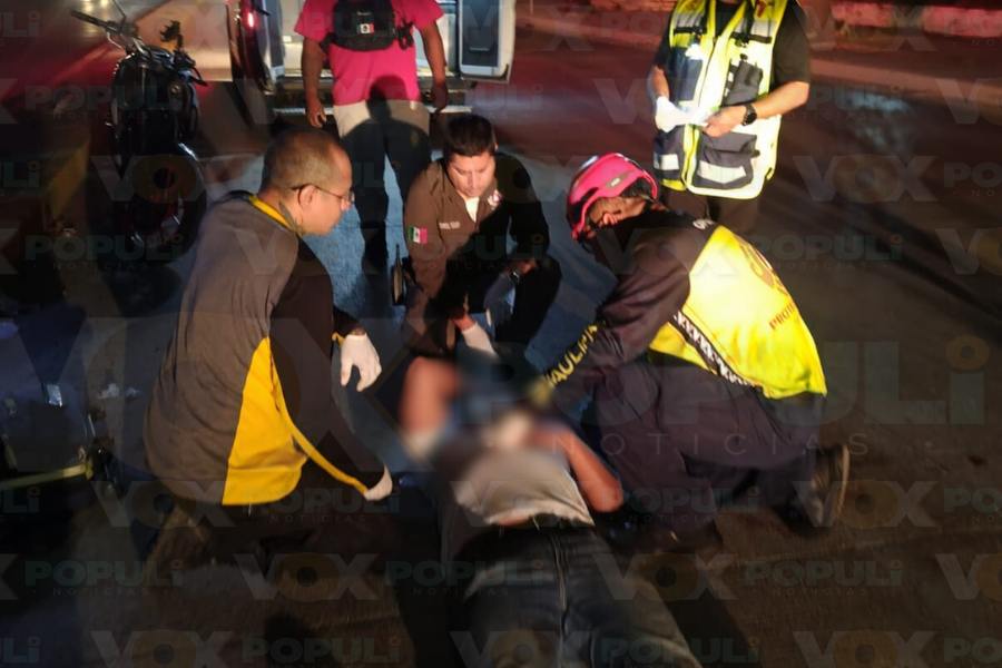 accidente en moto en Victoria