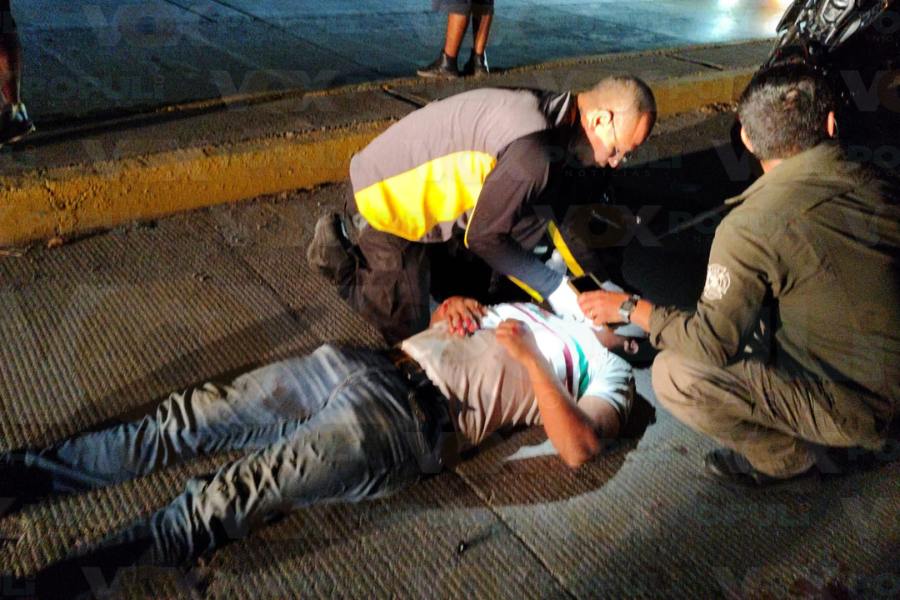 accidente en moto en Victoria