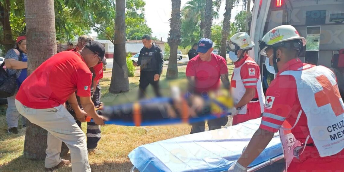 accidente en motocicleta Ciudad Victoria