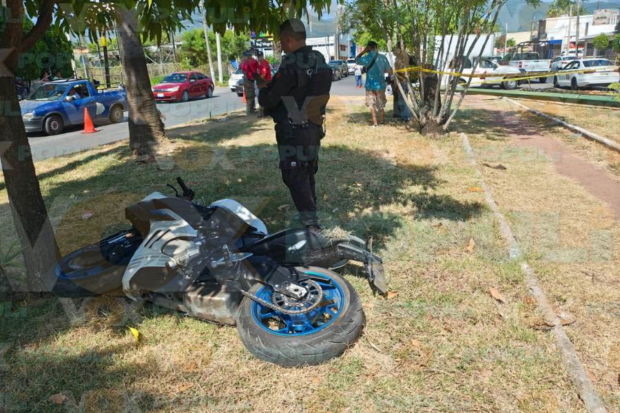accidente en motocicleta Ciudad Victoria