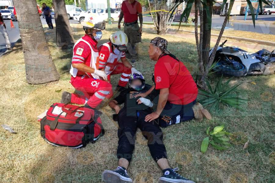accidente en motocicleta Ciudad Victoria