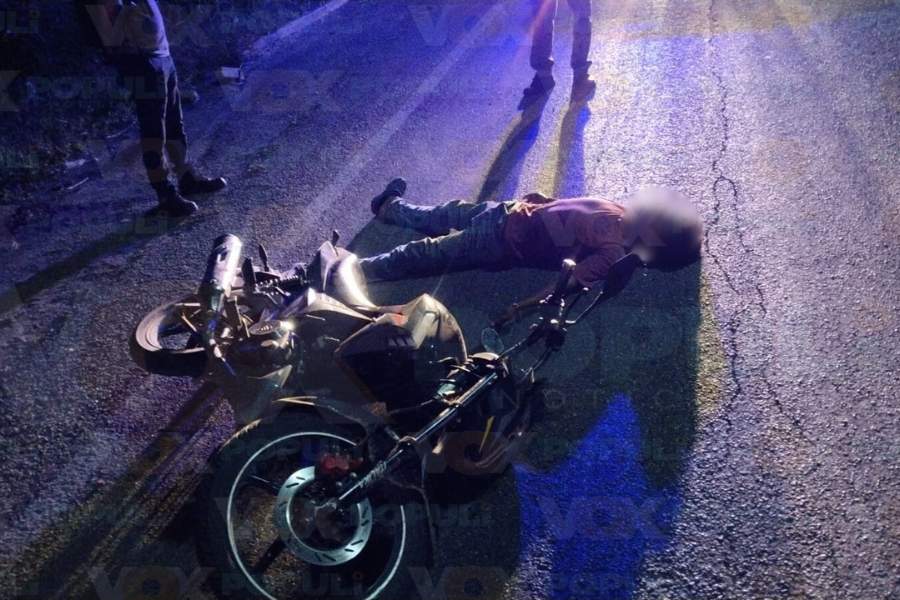 accidente en motocicleta en Altamira