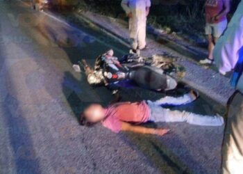 accidente en motocicleta en Altamira
