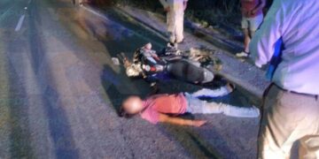 accidente en motocicleta en Altamira