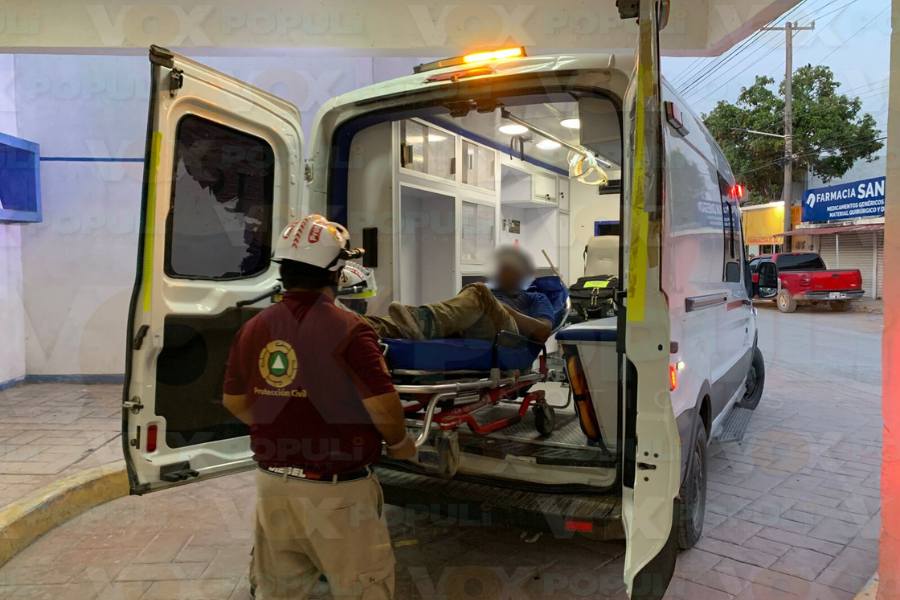 accidente en motocicleta en Mante