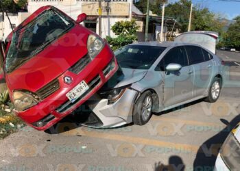 accidente vial hoy en centro de Victoria