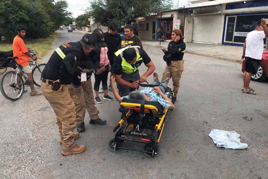choque a ciclista en Ciudad Victoria
