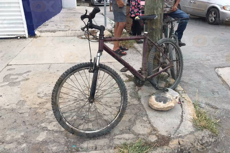 choque a ciclista en Ciudad Victoria