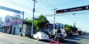choque centro Nuevo Laredo