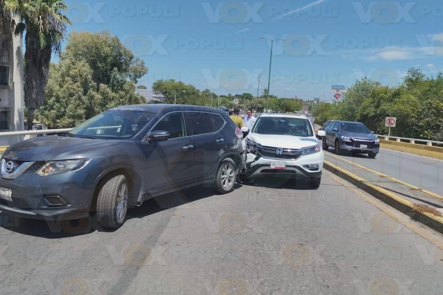 choque sobre la joroba en Ciudad Victoria