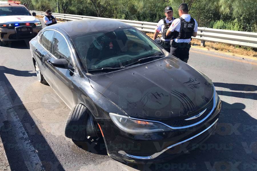 choque hoy en Libramiento de Victoria