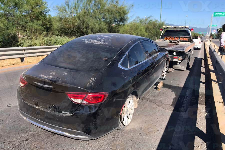 choque hoy en Libramiento de Victoria