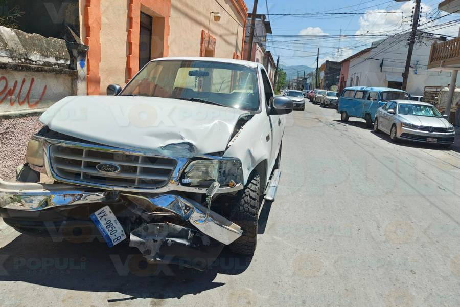 choque múltiple en centro de ciudad victoria