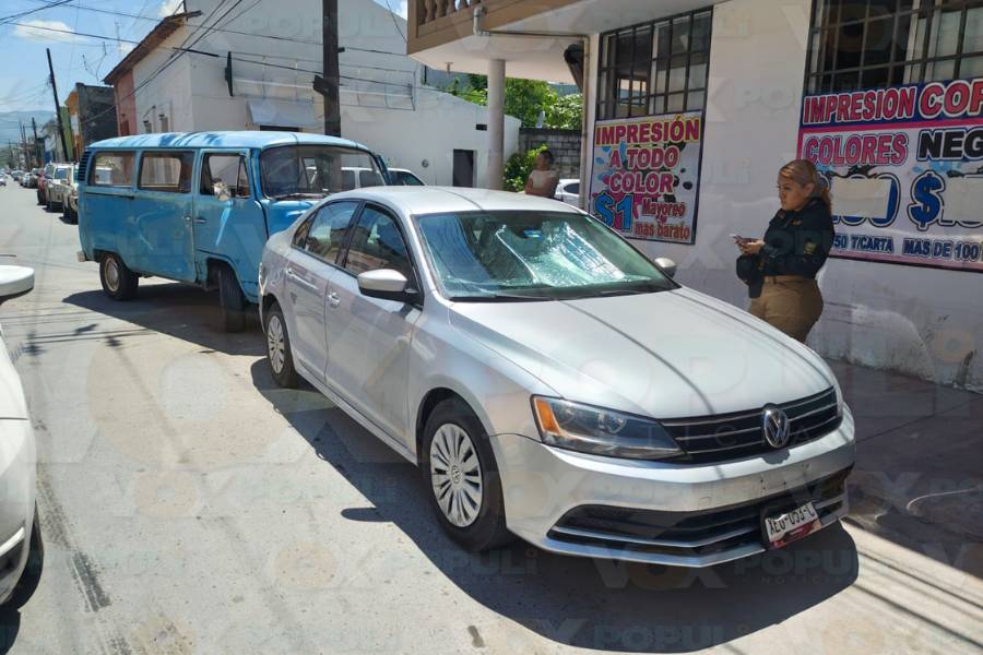 choque múltiple en centro de ciudad victoria