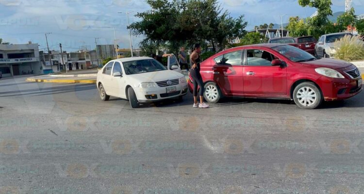 choque por alcance hoy en Victoria