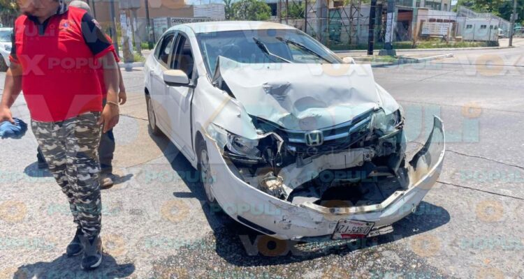 choque por alcohol en Tampico