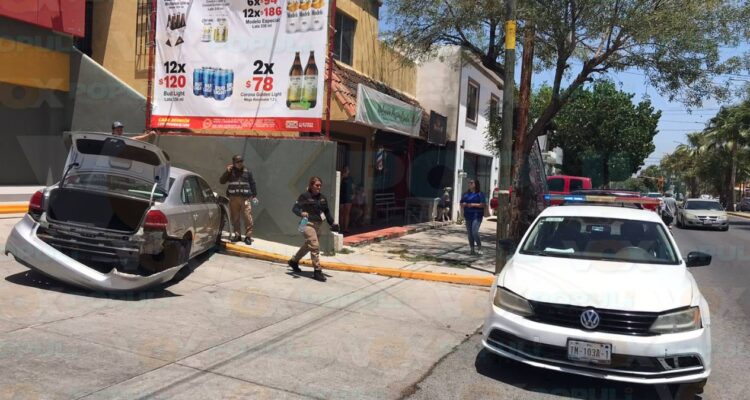 choque por Oxxo en Ciudad Victoria