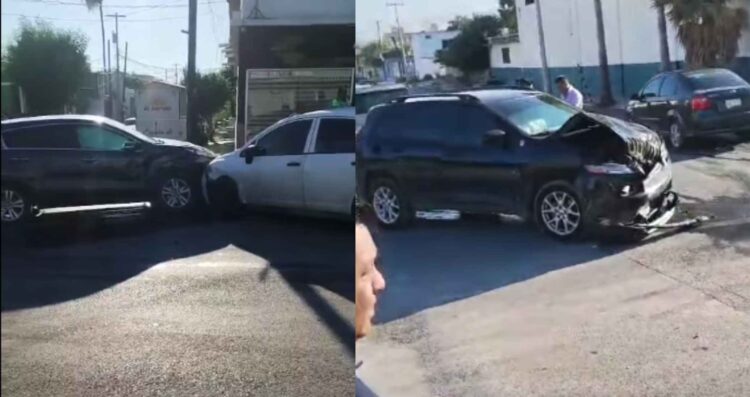 _choque se registra en Reynosa