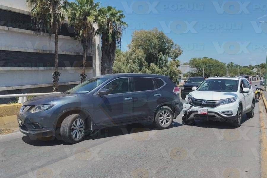 choque sobre la joroba en Ciudad Victoria