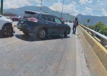 choque sobre la joroba en Ciudad Victoria
