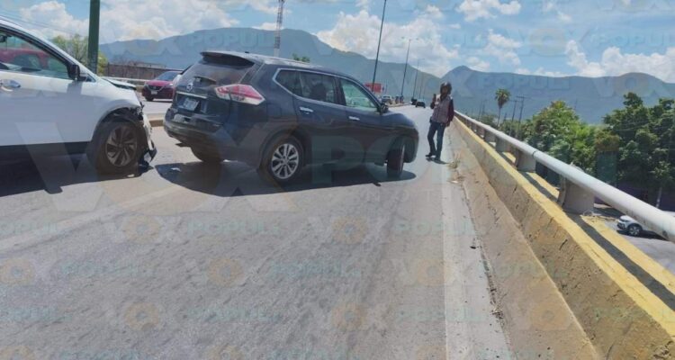 choque sobre la joroba en Ciudad Victoria