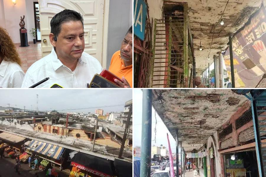 construcción de nuevo mercado en Tampico