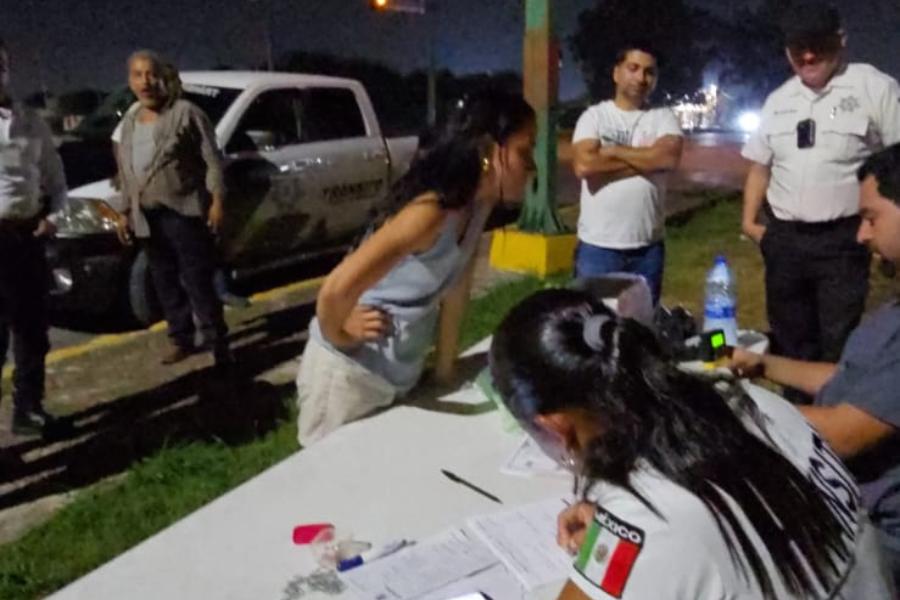 detenidos en operativo antialcohol en Matamoros