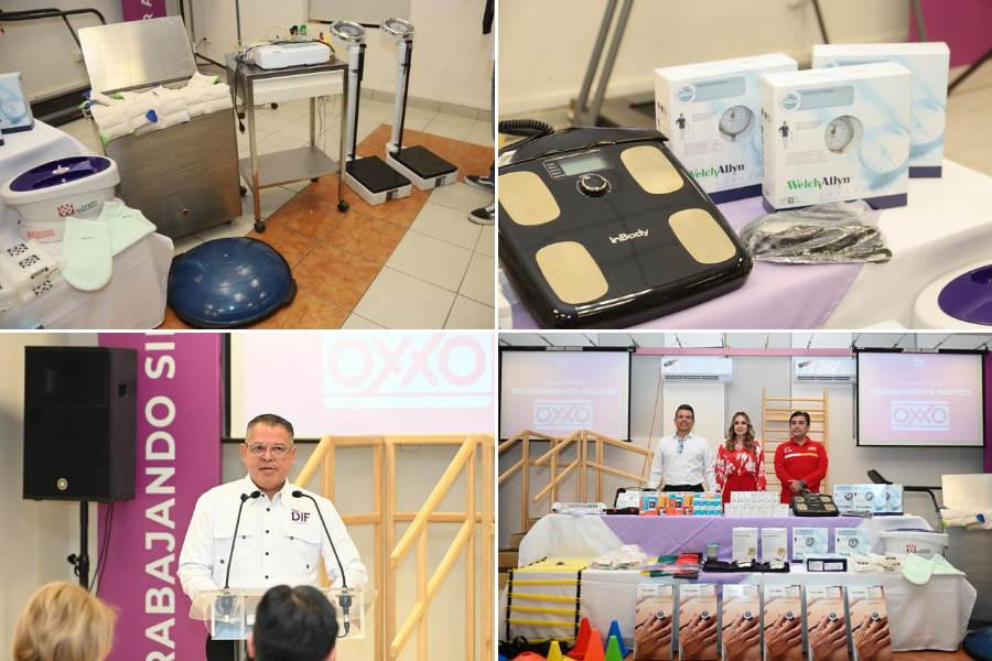 donativo de equipo médico a DIF Victoria
