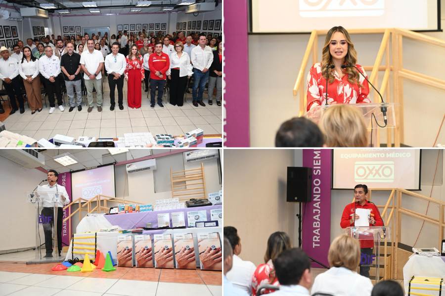 donativo de equipo médico a DIF Victoria