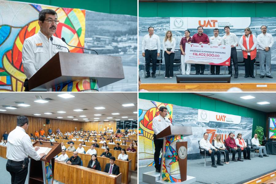 entrega de la Beca Futuro Tamaulipas