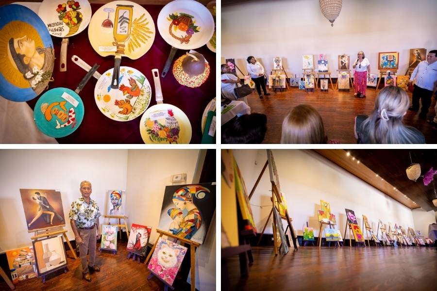 exposición de arte adultos mayores Tamaulipas