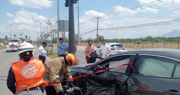 _fuerte choque en Apodaca