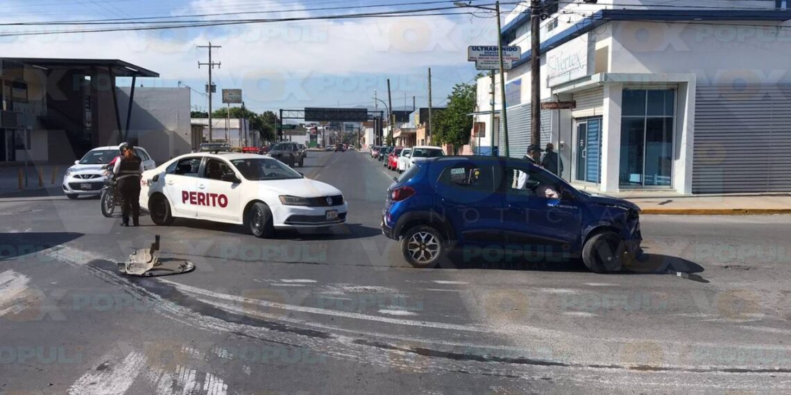 fuerte choque hoy en ciudad victoria