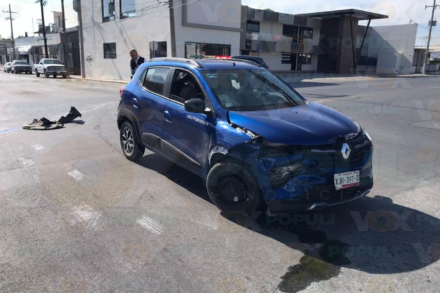 fuerte choque hoy en ciudad victoria