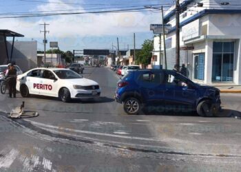 fuerte choque hoy en ciudad victoria