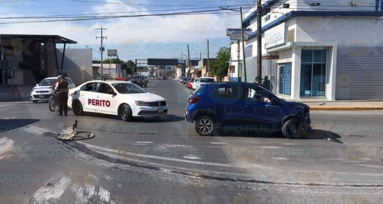fuerte choque hoy en ciudad victoria