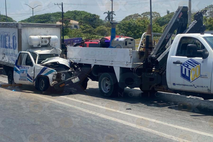 fuerte choque hoy en Tampico