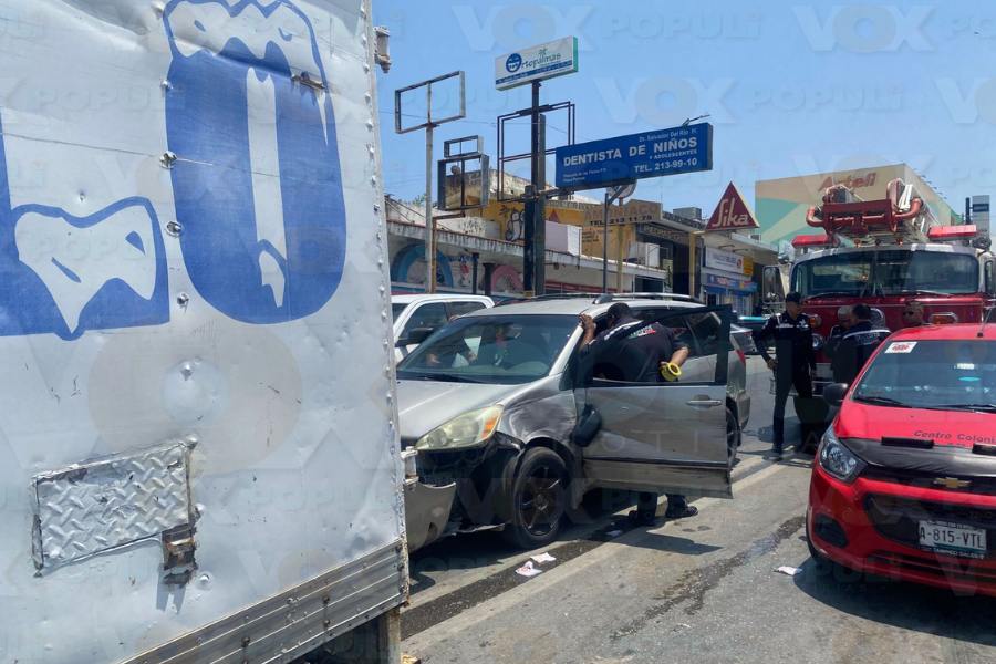 fuerte choque hoy en Tampico