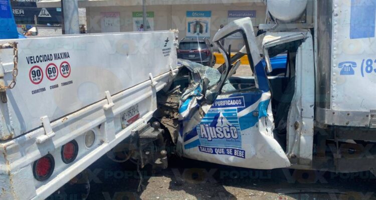 fuerte choque hoy en Tampico