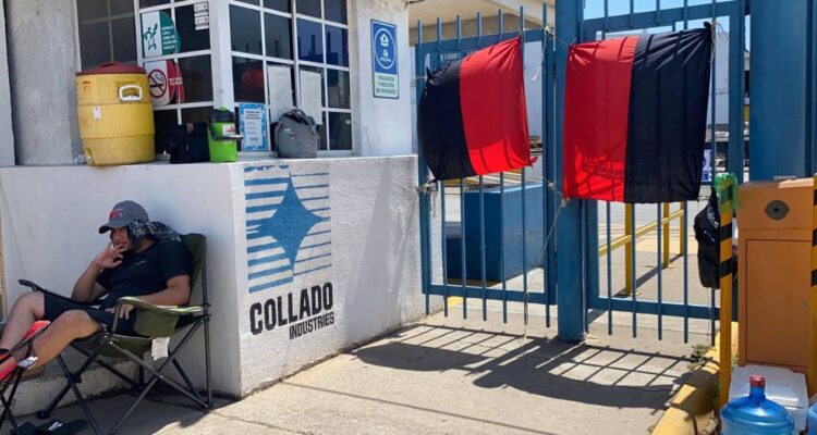 huelga en Collado en Matamoros
